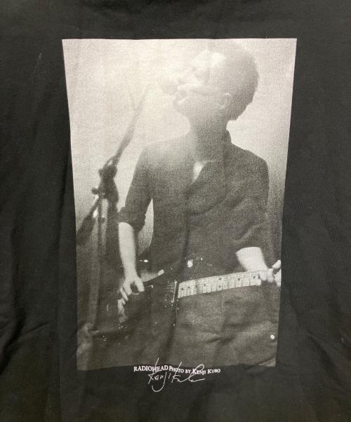 kenji kubo（ケンジ クボ）kenji kubo (ケンジ クボ) プリントパーカー ブラック サイズ:Mの古着・服飾アイテム