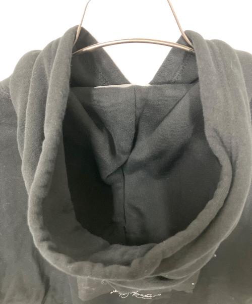 kenji kubo（ケンジ クボ）kenji kubo (ケンジ クボ) プリントパーカー ブラック サイズ:Mの古着・服飾アイテム
