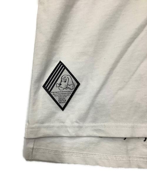 GALFY（ガルフィー）GALFY (ガルフィー) 半袖カットソー ホワイト サイズ:中型犬(L)の古着・服飾アイテム