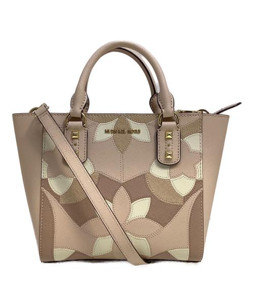 MICHAEL KORS（マイケルコース）MICHAEL KORS (マイケルコース) 2WAYショルダーバッグ ピンクの古着・服飾アイテム