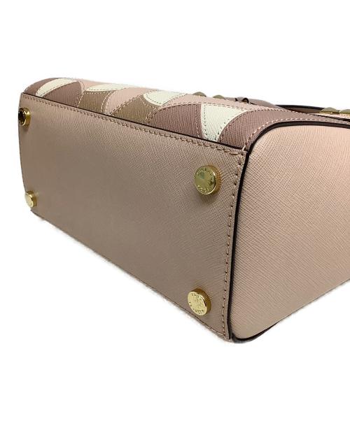 MICHAEL KORS（マイケルコース）MICHAEL KORS (マイケルコース) 2WAYショルダーバッグ ピンクの古着・服飾アイテム