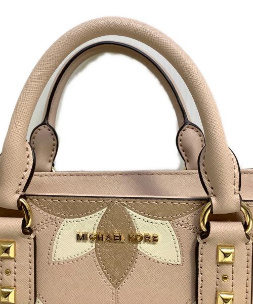 MICHAEL KORS（マイケルコース）MICHAEL KORS (マイケルコース) 2WAYショルダーバッグ ピンクの古着・服飾アイテム