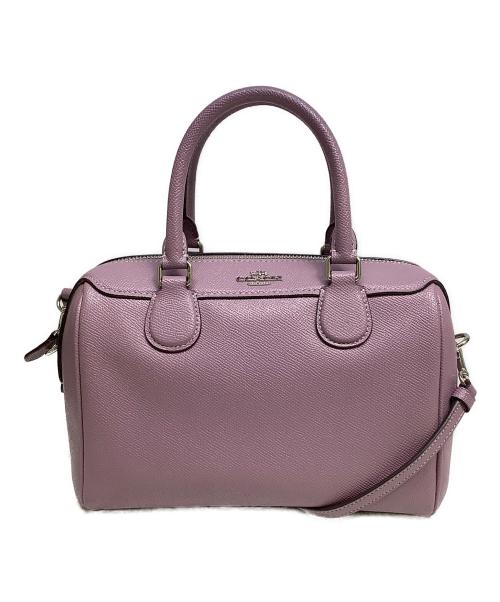 COACH（コーチ）COACH (コーチ) 2WAYショルダーバッグ パープルの古着・服飾アイテム