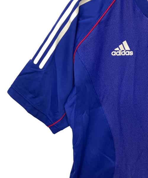 adidas（アディダス）adidas (アディダス) 00’sゲームシャツ ブルー サイズ:Mの古着・服飾アイテム
