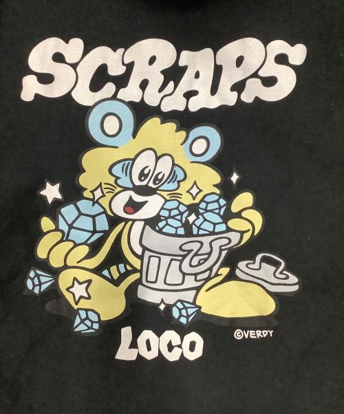 VERDY（ヴェルディ）VERDY (ヴェルディ) LOCO SCRAPS (-) プルオーバーパーカー ブラック サイズ:-の古着・服飾アイテム