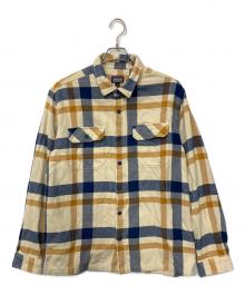 Patagonia（パタゴニア）の古着「ネルシャツ」｜イエロー×ブルー