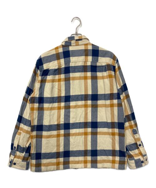 Patagonia（パタゴニア）Patagonia (パタゴニア) ネルシャツ イエロー×ブルー サイズ:Lの古着・服飾アイテム