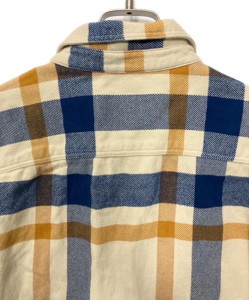 Patagonia（パタゴニア）Patagonia (パタゴニア) ネルシャツ イエロー×ブルー サイズ:Lの古着・服飾アイテム