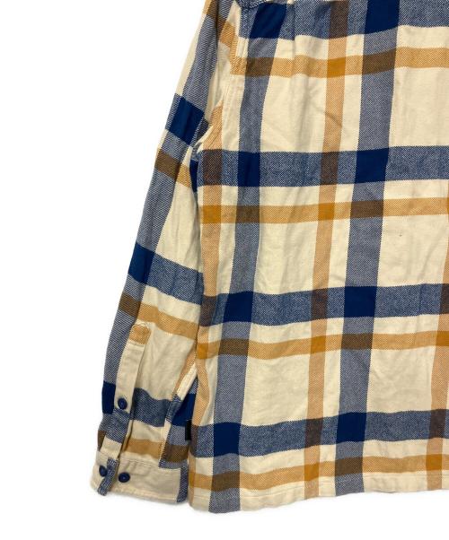 Patagonia（パタゴニア）Patagonia (パタゴニア) ネルシャツ イエロー×ブルー サイズ:Lの古着・服飾アイテム