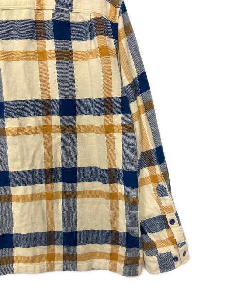 Patagonia（パタゴニア）Patagonia (パタゴニア) ネルシャツ イエロー×ブルー サイズ:Lの古着・服飾アイテム