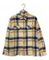 Patagonia（パタゴニア）の古着「ネルシャツ」｜イエロー×ブルー