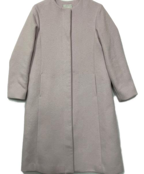 CELFORD（セルフォード）CELFORD (セルフォード) バックタックノーカラーコート ピンク サイズ:36の古着・服飾アイテム