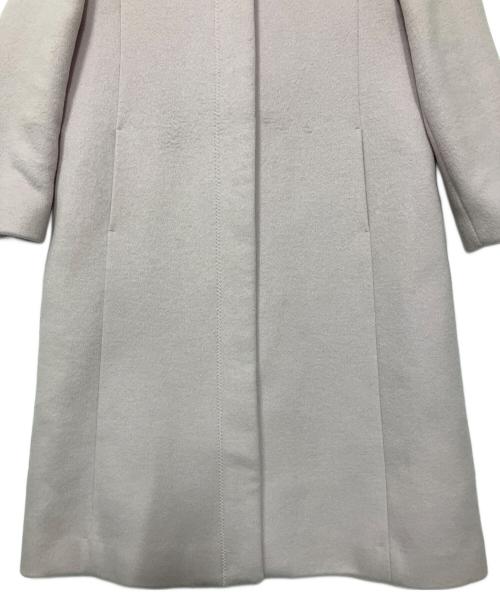 CELFORD（セルフォード）CELFORD (セルフォード) バックタックノーカラーコート ピンク サイズ:36の古着・服飾アイテム