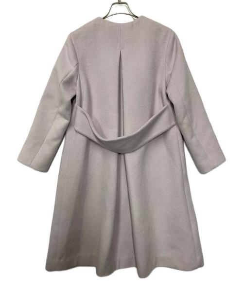 CELFORD（セルフォード）CELFORD (セルフォード) バックタックノーカラーコート ピンク サイズ:36の古着・服飾アイテム