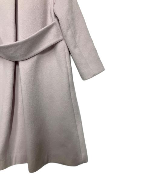 CELFORD（セルフォード）CELFORD (セルフォード) バックタックノーカラーコート ピンク サイズ:36の古着・服飾アイテム
