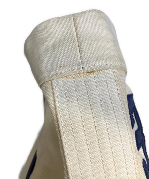 POLO RALPH LAUREN（ポロ・ラルフローレン）POLO RALPH LAUREN (ポロ・ラルフローレン) トートバッグ アイボリー×ネイビーの古着・服飾アイテム