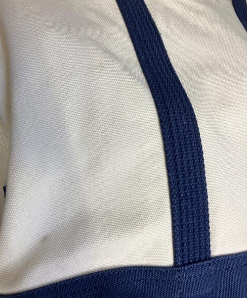 POLO RALPH LAUREN（ポロ・ラルフローレン）POLO RALPH LAUREN (ポロ・ラルフローレン) トートバッグ アイボリー×ネイビーの古着・服飾アイテム