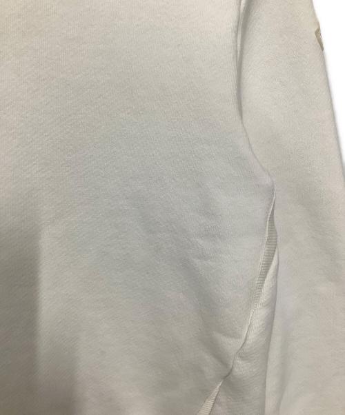 MONCLER（モンクレール）MONCLER (モンクレール) ロゴスウェット ホワイト サイズ:XSの古着・服飾アイテム
