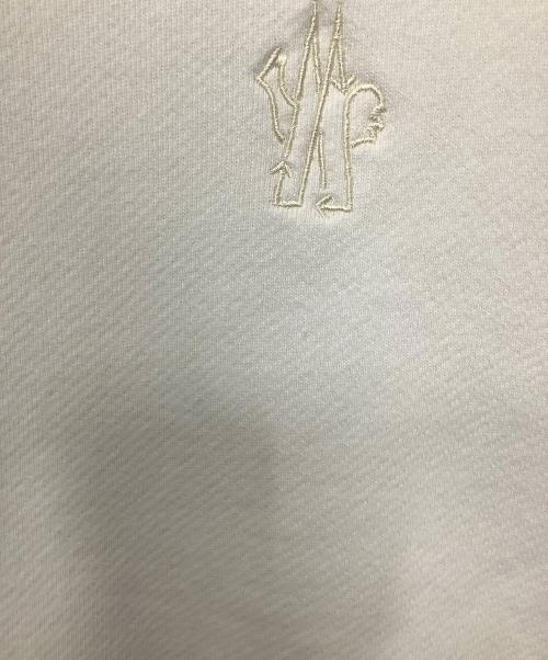 MONCLER（モンクレール）MONCLER (モンクレール) ロゴスウェット ホワイト サイズ:XSの古着・服飾アイテム