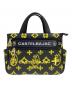 CASTELBAJAC（カステルバジャック）の古着「ハンドバッグ」｜ブラック×イエロー