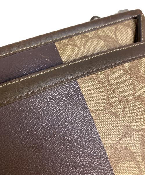 COACH（コーチ）COACH (コーチ) ショルダーバッグ ベージュ×ブラウンの古着・服飾アイテム