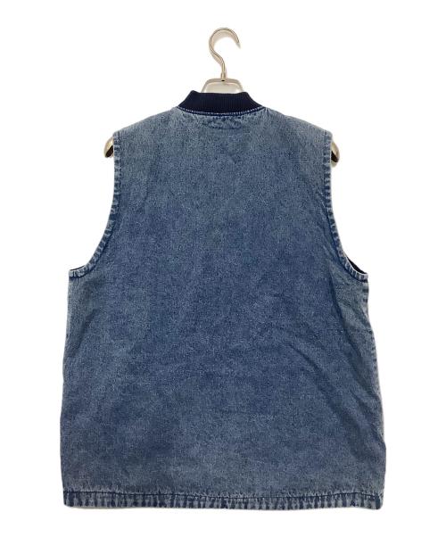 SANTA CRUZ（サンタクルーズ）SANTA CRUZ (サンタクルーズ) ジップベスト ブルー サイズ:Lの古着・服飾アイテム