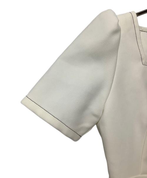 sheller（シェリエ）sheller (シェリエ) 半袖ブラウス アイボリー サイズ:Fの古着・服飾アイテム