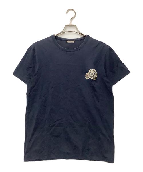 MONCLER（モンクレール）MONCLER (モンクレール) MAGLIA T-SHIRT ネイビー サイズ:Lの古着・服飾アイテム