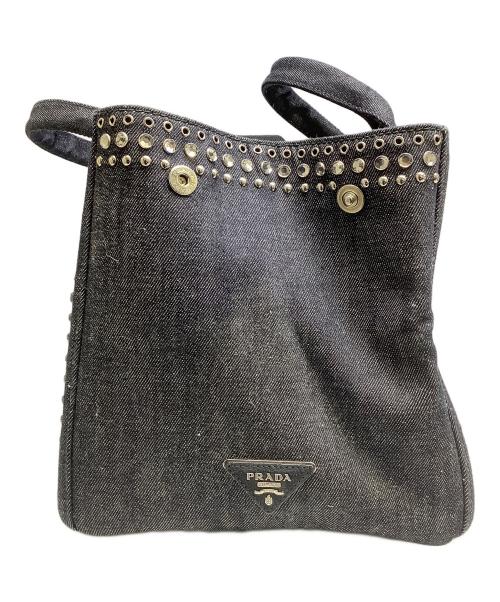 PRADA（プラダ）PRADA (プラダ) カナパ2WAYショルダーバッグ インディゴの古着・服飾アイテム
