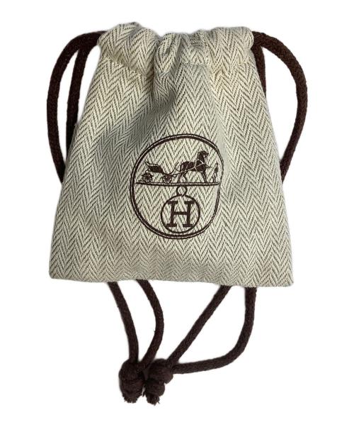 HERMES（エルメス）HERMES (エルメス) エールバッグジップPM ブラウン×ブラックの古着・服飾アイテム