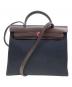 HERMES（エルメス）の古着「エールバッグジップPM」｜ブラウン×ブラック