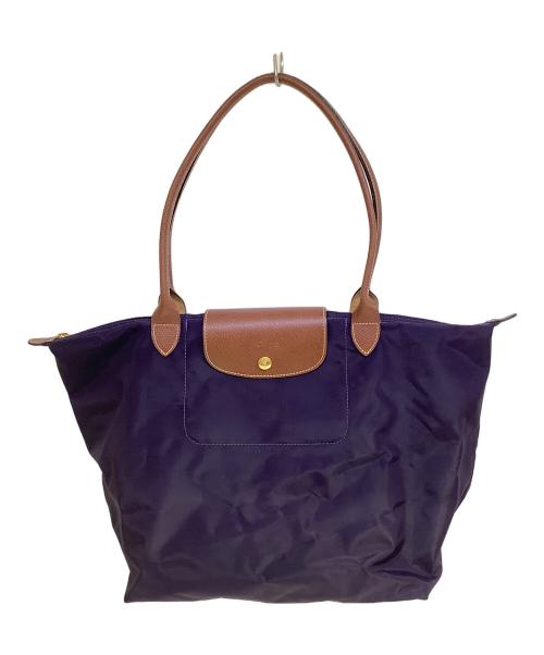LONGCHAMP（ロンシャン）LONGCHAMP (ロンシャン) トートバッグ パープルの古着・服飾アイテム