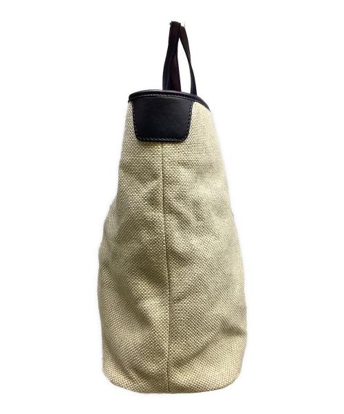 GHERARDINI（ゲラルディーニ）GHERARDINI (ゲラルディーニ) トートバッグ ベージュ×ホワイトの古着・服飾アイテム