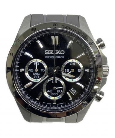 中古・古着通販】SEIKO (セイコー) クロノグラフ ブラック｜ブランド