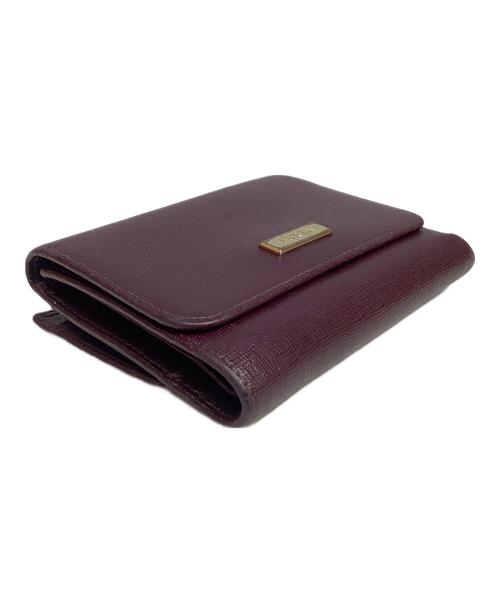FURLA（フルラ）FURLA (フルラ) 3つ折り財布 パープルの古着・服飾アイテム