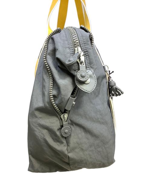 Kipling（キプリング）Kipling (キプリング) ボストンバッグ グレー×イエロー 未使用品の古着・服飾アイテム