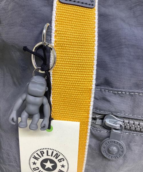 Kipling（キプリング）Kipling (キプリング) ボストンバッグ グレー×イエロー 未使用品の古着・服飾アイテム