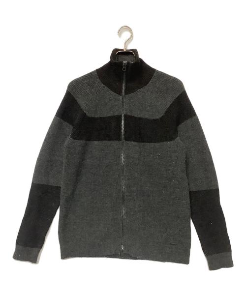DIESEL（ディーゼル）DIESEL (ディーゼル) 厚手ニット グレー サイズ:Mの古着・服飾アイテム