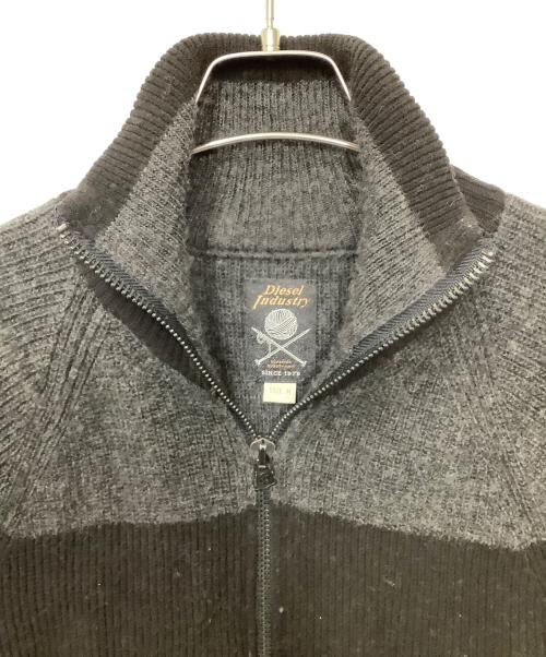 DIESEL（ディーゼル）DIESEL (ディーゼル) 厚手ニット グレー サイズ:Mの古着・服飾アイテム