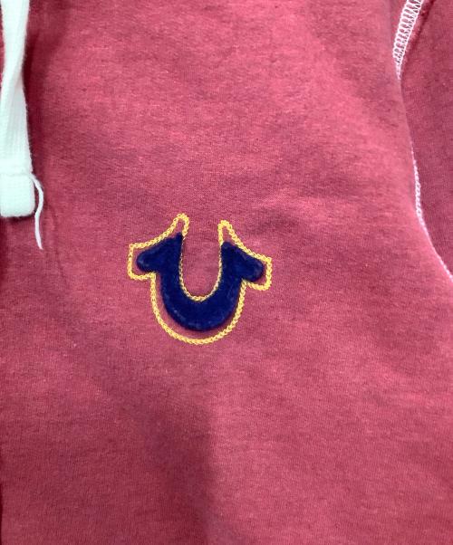 TRUE RELIGION（トゥルー レリジョン）TRUE RELIGION (トゥルー レリジョン) ジップパーカー レッド サイズ:Lの古着・服飾アイテム