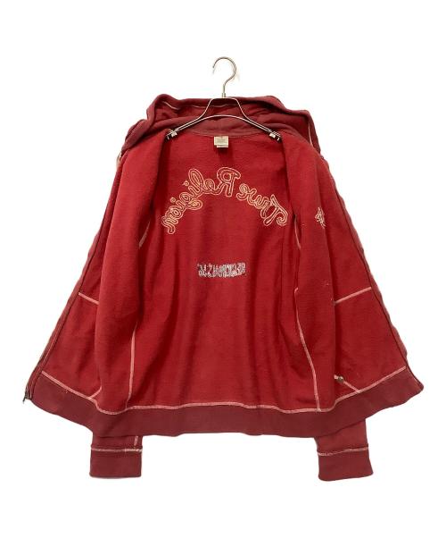 TRUE RELIGION（トゥルー レリジョン）TRUE RELIGION (トゥルー レリジョン) ジップパーカー レッド サイズ:Lの古着・服飾アイテム