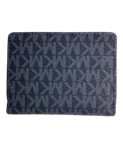 MICHAEL KORS（マイケルコース）MICHAEL KORS (マイケルコース) 3つ折り財布 ブルーの古着・服飾アイテム
