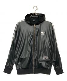 adidas（アディダス）の古着「ジップパーカー」｜ブラック
