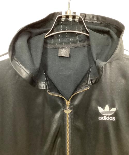 adidas（アディダス）adidas (アディダス) ジップパーカー ブラック サイズ:XLの古着・服飾アイテム