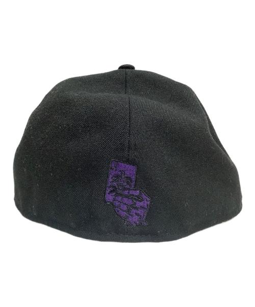 New Era（ニューエラ）New Era (ニューエラ) キャップ ブラック×パープル サイズ:7 1/2の古着・服飾アイテム