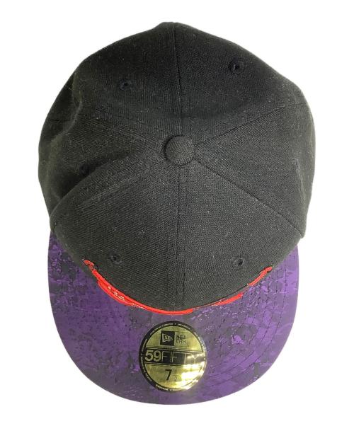 New Era（ニューエラ）New Era (ニューエラ) キャップ ブラック×パープル サイズ:7 1/2の古着・服飾アイテム