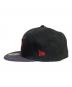 New Era (ニューエラ) キャップ ブラック×パープル サイズ:7 1/2：8000円