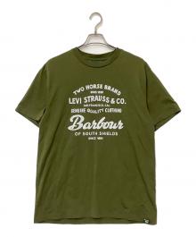 Barbour（バブアー）の古着「半袖カットソー」｜カーキ