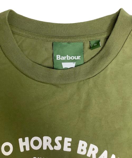 Barbour（バブアー）Barbour (バブアー) 半袖カットソー カーキ サイズ:Mの古着・服飾アイテム