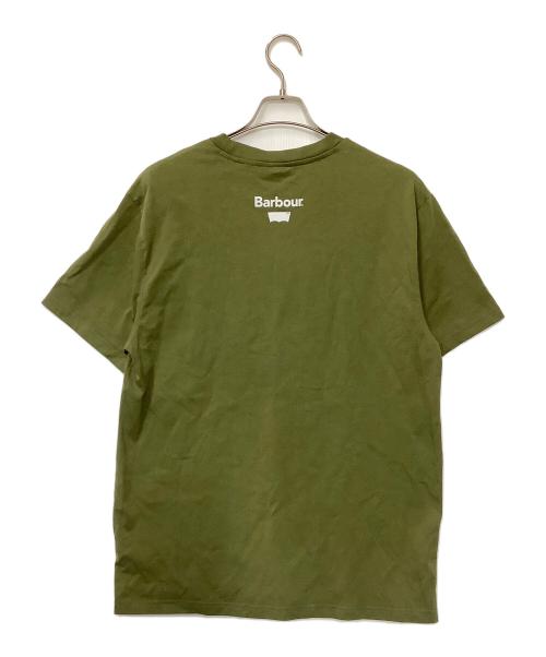 Barbour（バブアー）Barbour (バブアー) 半袖カットソー カーキ サイズ:Mの古着・服飾アイテム